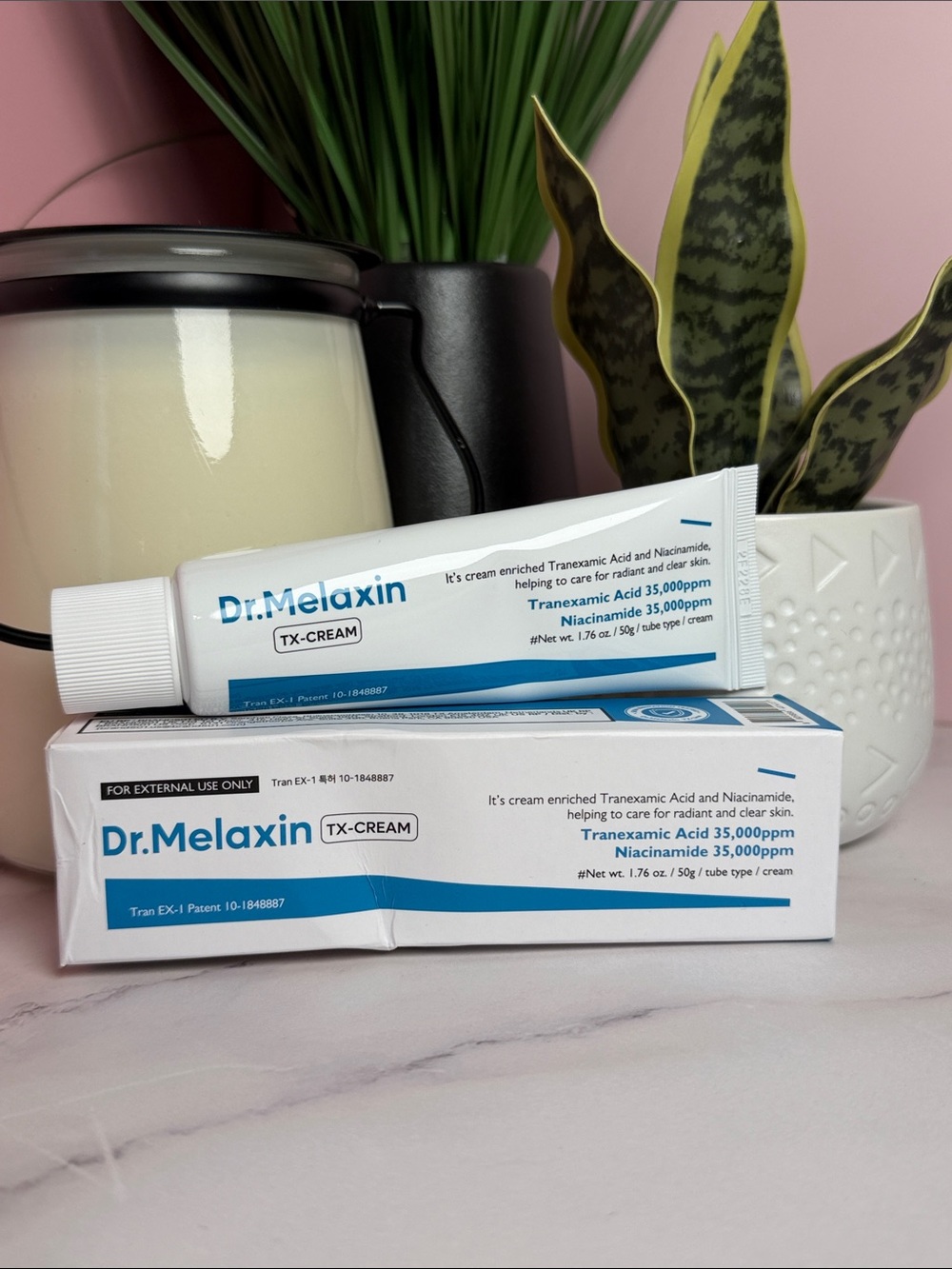 Dr.Melaxin TX-Cream Skin Brightening Cream — White/Blue